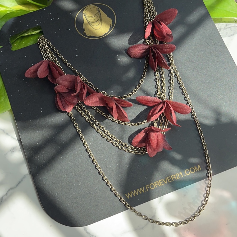 Forever 21 - Chained Floral Headpiece